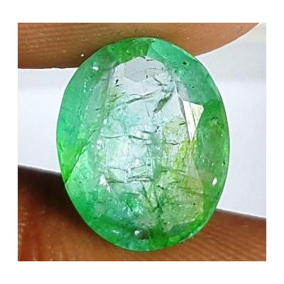 3.38 Carats Natural Columbian Emerald 11.61 x 9.27 x 4.38 mm