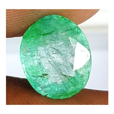 2.78 Carats Natural Columbian Emerald 10.48 x 8.74 x 4.60 mm