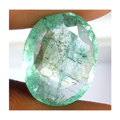 2.50 Carats Natural Columbian Emerald 11.34 x 9.06 x 3.33 mm