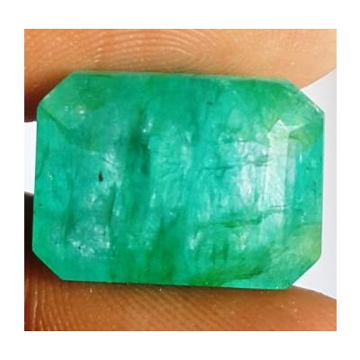 11.14 Carats Natural Columbian Emerald 15.36 x 11.05 x 7.43 mm