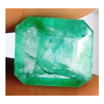 7.37 Carats Natural Columbian Emerald 12.67 x 11.12 x 6.36 mm