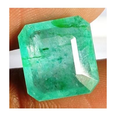 6.37 Carats Natural Columbian Emerald 11.49 x 10.74 x 6.03 mm