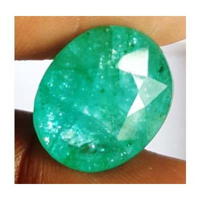 8.20 Carats Natural Columbian Emerald 14.66 x 12.28 x 6.89 mm