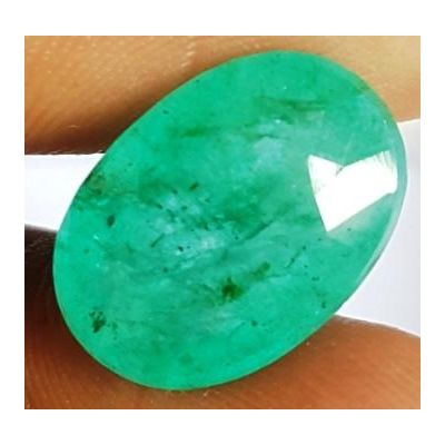 6.39 Carats Natural Columbian Emerald 13.65 x 9.94 x 7.13 mm