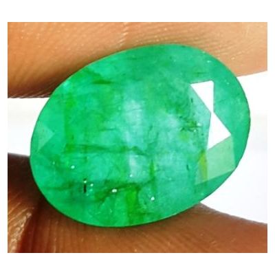 6.23 Carats Natural Columbian Emerald 13.42 x 10.23 x 6.56 mm