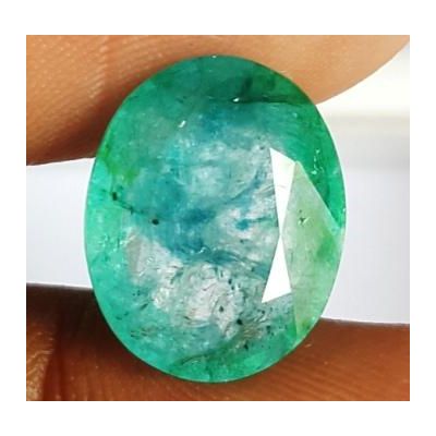 6.29 Carats Natural Columbian Emerald 13.59 x 10.86 x 5.96 mm