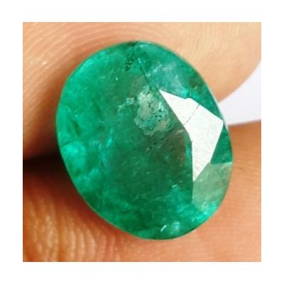 5.16 Carats Natural Columbian Emerald 12.41 x 10.06 x 5.90 mm