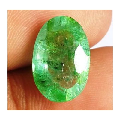 6.02 Carats Natural Columbian Emerald 13.80 x 9.40 x 6.65 mm