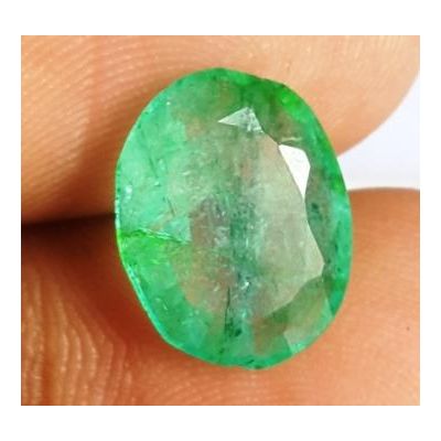 3.30 Carats Natural Columbian Emerald 12.13 x 9.48 x 4.15 mm