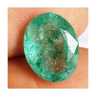 3.36 Carats Natural Columbian Emerald 11.17 x 8.72 x 4.91 mm