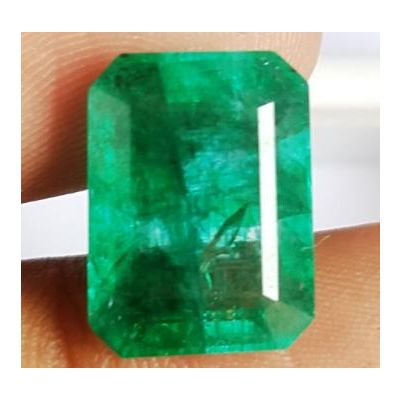 9.85 Carats Natural Zambian Emerald 14.77 x 11.02 x 6.92 mm