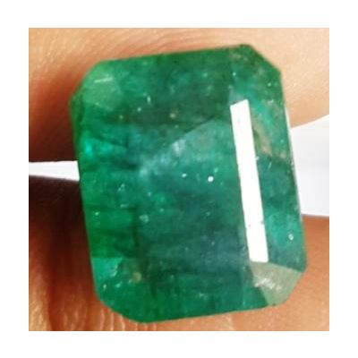 8.76 Carats Natural Zambian Emerald 13.24 x 10.82 x 7.36 mm