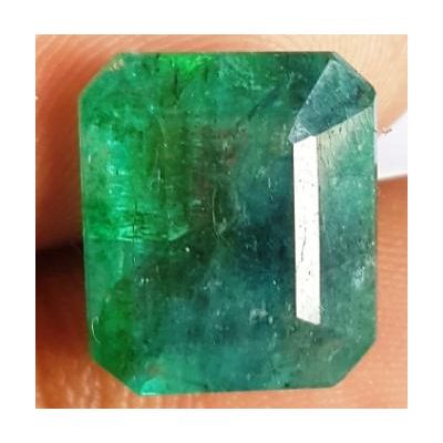 8.61 Carats Natural Zambian Emerald 12.48 x 10.70 x 7.52 mm
