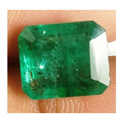 5.05 Carats Natural Zambian Emerald 10.97 x 9.25 x 5.65 mm