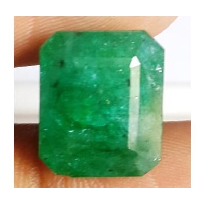 9.65 Carats Natural Zambian Emerald 13.44 x 11.30 x 7.71 mm