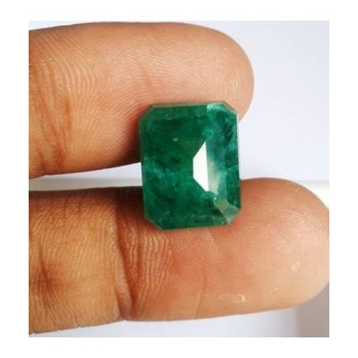 8.85 Carats Natural Zambian Emerald 14.12 x 11.04 x 6.44 mm