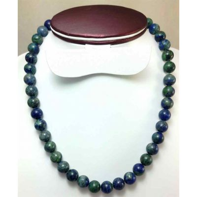 14 Gram Blue Azurite Rosary BEAD SIZE 4 MM (LENGTH 19 INCH)