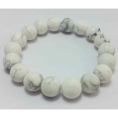 32 Gram Howlite Bracelet Bead Size 10 MM (Length 8 Inch)