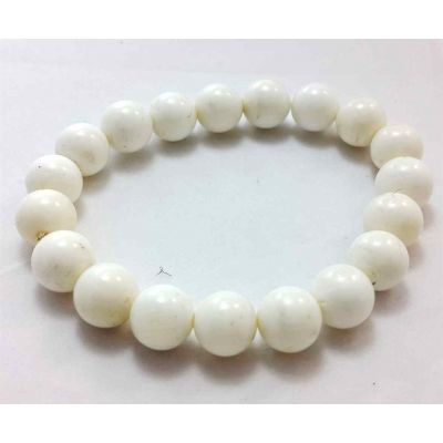 White Jade Bracelet 29 Gram (Length 8 Inch)