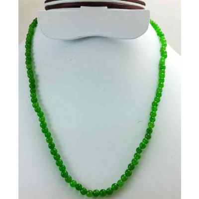 Green Jade Rosary 13 Gram (Length 19 Inch)