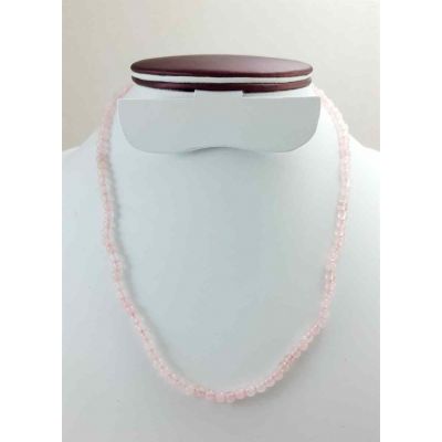 Light Pink Jade Rosary 10 Gram (Length 19 Inch)