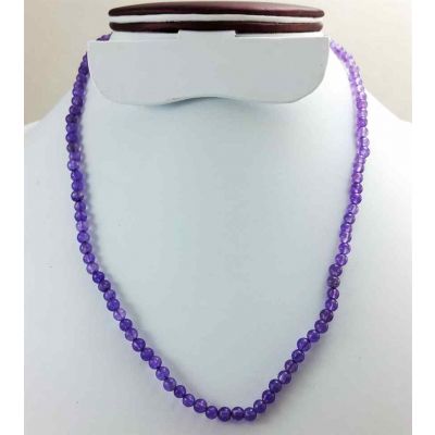 Purple Jade Rosary 12 Gram (Length 19 Inch)