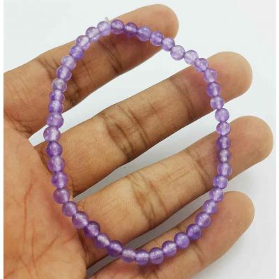 Purple Jade Bracelet 5 Gram (Length 8 Inch)