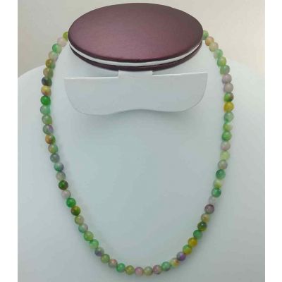 Mixed Color Round Jade Rosary 26 Gram (Length 19 Inch)