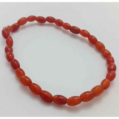Red Jade Bracelet 4 Gram (Length 8 Inch)