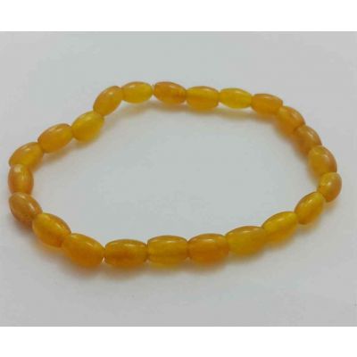 Orange Jade Bracelet 8 Gram (Length 8 Inch) 