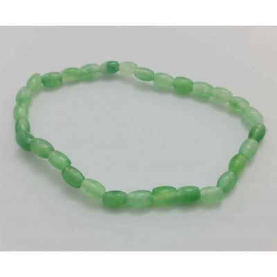 Green Jade Bracelet 10 Gram (Length 8 Inch) 