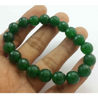 Green Jade Bracelet 24 Gram (Length 8 Inch)