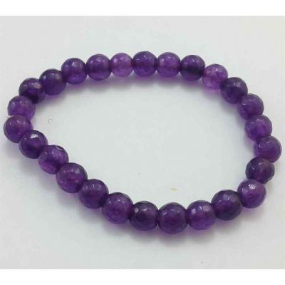 Purple Jade Bracelet 17 Gram (Length 8 Inch)