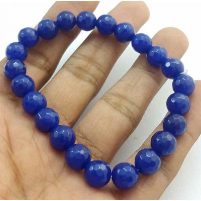 Blue Jade Bracelet 15 Gram (Length 8 Inch)