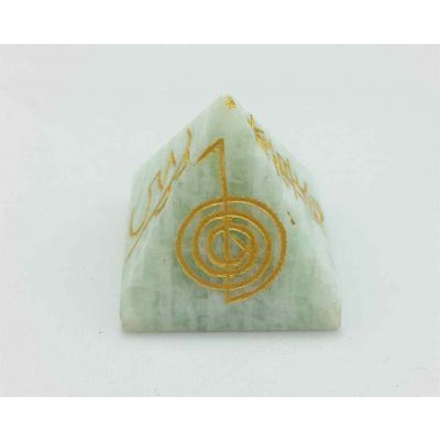 Healing Amazonite Gemstone Pyramid 29 x 31 mm