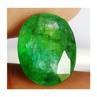4.79 Carats Natural Zambian Emerald 12.45 x 10.09 x 5.30 mm