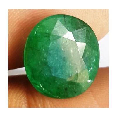 7.11 Carats Natural Zambian Emerald 12.63 x 11.42 X 6.84 mm