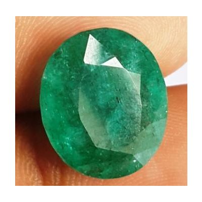 7.99 Carats Natural Zambian Emerald 14.54 x 12.34 x 6.35 mm