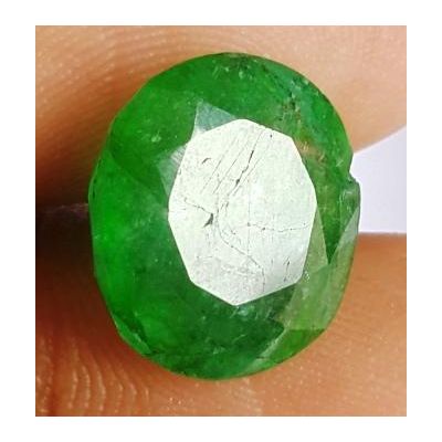 6.06 Carats Natural Zambian Emerald 12.36 x 10.72 x 6.08 mm