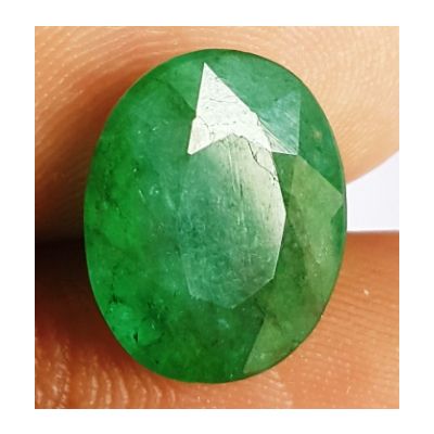 5.30 Carats Natural Zambian Emerald 12.76 x 10.36 x 5.75 mm