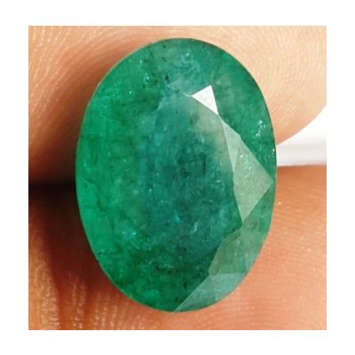 8.81 Carats Natural Zambian Emerald 15.90 x 11.78 x 6.58 mm