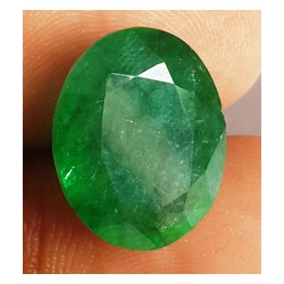 9.20 Carats Natural Zambian Emerald 15.12 x 11.89 x 7.71 mm