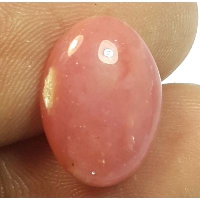 3.61 Carats Natural Pink Opal Oval Shaped 14.11x10.19x3.89 mm