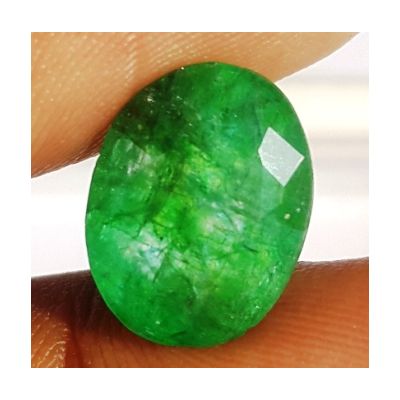 5.21 Carats Natural Zambian Emerald 12.10 x 9.38 x 6.22 mm