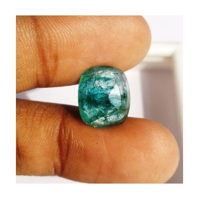 6.29 Carats Natural Zambian Emerald 12.76 x 10.97 x 6.10 mm