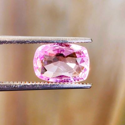1.89 CT Light Pink Sapphire  Natural Ceylon Mines Gemstone