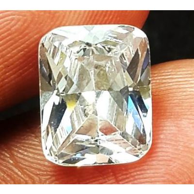 4.49 Carats Natural Colorless Zircon 10.02 x 7.09 x 4.69 mm