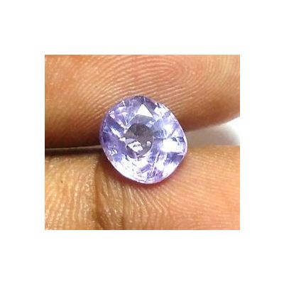 1.93 Carat Ceylon Purple Sapphire 7.42 x 6.53 x 4.07 mm