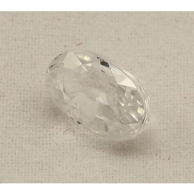 3.27 Carats Colorless Zircon Oval shape 9.60x5.70x4.80 mm
