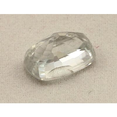 3.79 Carats Colorless Zircon Oval shape 9.90x6.05x5.40mm 
